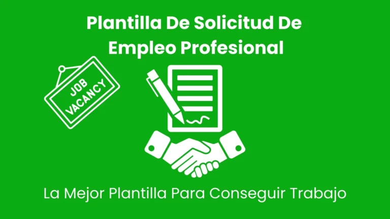 Plantilla Descargable De Solicitud De Empleo 2025 11 Hoja De Solicitud De Empleo