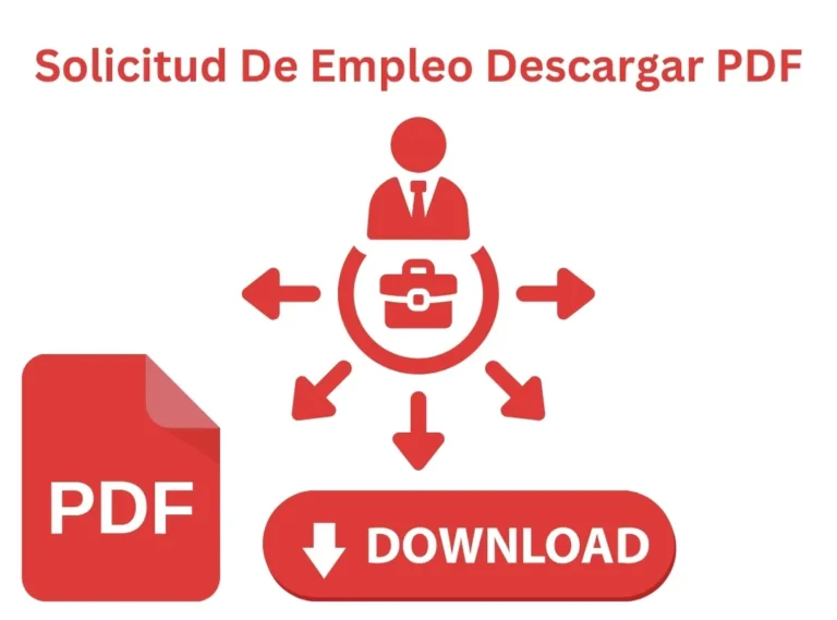 Plantilla Descargable De Solicitud De Empleo 2025 2 Descargar formulario PDF de solicitud de empleo